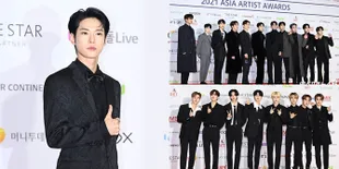 18 Foto Idola Cowok di Red Carpet AAA 2021, Doyoung NCT dan Bambam GOT7 Tetap Menawan Meskipun Datang Sendiri