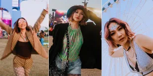 2 Tahun Kepergian Ashraf Sinclair, Intip 8 Potret BCL Nikmati Coachella - Pakai Bralette Bikin Netizen Salfok