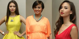 3 Wanita Cantik Cetar Ini Ikut Meriahkan Premier 'PIZZA MAN'