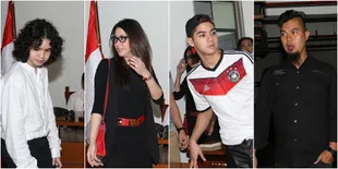 5 Gaya Fashion Keluarga Ahmad Dhani di Sidang Vonis Dul
