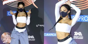 6 Foto Jessi di Red Carpet GDA yang Dipuji Karena Tampil Beda, Pamer Tato dan Cleavage