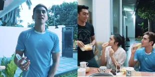 7 Keseruan Verrell Bramasta Buka Bareng Febby Rastanty, Diundang Keluarga Marini Zurmanis - Olahraga Bareng Daffa Wardhana