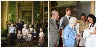 6 Momen Ratu Elizabeth Bareng Cicit Anak Pangeran William & Harry