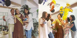 6 Potret Baby Shower Nadine Chandrawinata, Digelar Meriah Bersama Sahabat - Tampil Cantik Aura Keibuan Makin Terpancar