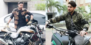 6 Potret Donny Michael Pemeran Gilang dalam 'NALURI HATI' Saat Naik Motor, Macho Abis - Telaten Rawat Motor Klasik