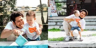 6 Potret Hot Papa Zikri Daulay Saat Momong Baby Zain, Kemunculan Sosok Diduga Mantan Istri Jadi Sorotan
