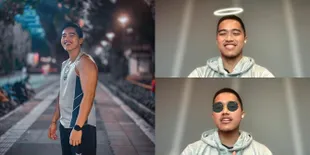 6 Potret Kaesang Pangarep Saat Jumpa Pers Virtual 'Piala Walikota Solo 2021', Kocak Pakai Efek Malaikat dan Kacamata Hitam