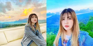 6 Potret Liburan Via Vallen di Kintamani Bali, Nikmati Senja Dengan Pemandangan Danau Batur yang Memukau