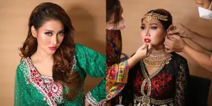 6 Potret Lucinta Luna Tampil Ala Gadis India Sambil Joget, Bikin Pangling Sampai Disebut Mirip Ayu Ting Ting - Netizen: Awas Bayinya Keluar