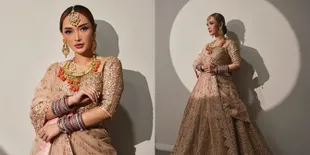 6 Potret Penampilan Zaskia Gotik dalam Balutan Sari Mewah, Cantik Abis Bak Boneka India - Pamer Tubuh Langsing dan Punggung Mulus