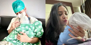 6 Potret Perdana Raffi Ahmad dan Nagita Slavina Gendong Baby R, Netizen Penasaran dengan Wajah dan Namanya 
