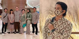 6 Potret Rizki DA Kondangan Tanpa Nadya Mustika Maupun Baby Syaki, Ramai Dijodohkan dengan Salshadilla Juwita - Pakai Batik Seragam Keluarga Iis Dahlia