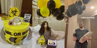 6 Potret Virtual Baby Shower Tasya Farasya, Bertema Quarantine Party - Hanya Dirayakan di Kamar Tidur