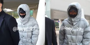 7 Foto Chanyeol EXO di Bandara Incheon Setelah Dari Bali, Langsung Pakai Jaket Tebal Akibat Perubahan Cuaca