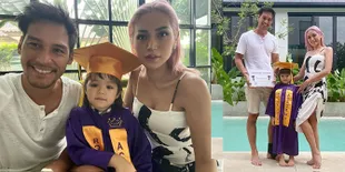 7 Foto Kelulusan El Barack Putra Jessica Iskandar, Pakai Toga Meski Wisuda di Rumah Aja