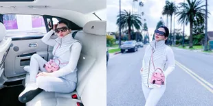 7 Foto Lama Syahrini Saat di Los Angeles yang Baru Diunggah, Pose Tengah Jalan - Duck Face di Mobil