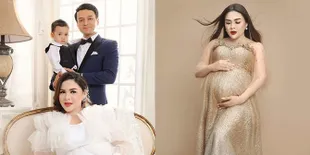 7 Foto Maternity Shoot Vicky Shu, Tampil Cantik Bak Ratu Berdiri di Kerang Raksasa!