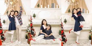 7 Foto Natal Keluarga Ruben Onsu, Tetap Menawan Meski Serba Dadakan - Sarwendah Bak Kakak-Adik dengan Ketiga Buah Hatinya