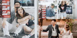 7 Foto Prewedding VJ Laissti dan Sang Kekasih, Unik - Serasi Banget