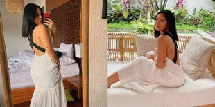 7 Foto Shafa Harris Tampil Hot, Mirror Selfie Pakai Dress Backless dan Pamer Cleavage