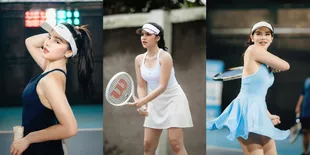 7 Foto Cantik Davina Karamoy Saat Main Tenis, Body Goals Memikat Bikin Salfok