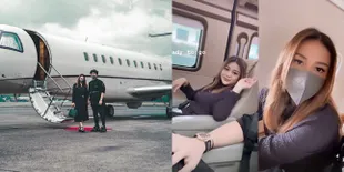 7 Potret Atta - Aurel Berangkat Honeymoon Naik Private Jet, Gandengan Tangan Nggak Pernah Lepas