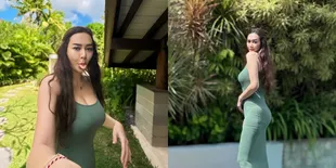 7 Potret Aura Kasih Saat Liburan ke Bali Jadi Sorotan, Hot Mom Pamer Body Goals