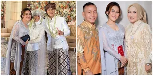 7 Potret Ayu Ting Ting Saat Datangi Pernikahan Lesti & Rizky Billar, Tampil Anggun Dengan Kebaya Silver