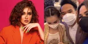 7 Potret Ayu Ting TIng Sibuk Main HP di Pernikahan Atta - Aurel, Diisukan Hindari Nagita Slavina