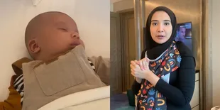 7 Potret Baby Ukkasya Nangis Ditinggal Zaskia Sungkar Pertama Kali, Langsung Digendong Setelah Dimandiin