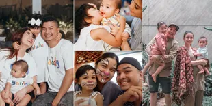 7 Potret Bahagia Keluarga Chelsea Olivia dan Glenn Alinskie, Nastusha - Baby Dante Nggemesin Banget!