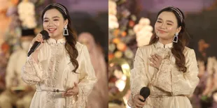 7 Potret Cantik Aulia DA di Acara Pengajian Lesti, Penampilannya Anggun dan Bersahaja