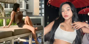 7 Potret Cimoy Montok yang Nekat Berenang Tanpa Bra, Sukses Bikin Netizen Salfok