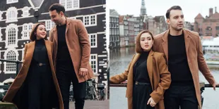 7 Potret Cita Citata dan Roy Geurts Jalan-Jalan di Kota Amsterdam Kompak Kenakan Baju Senada, Prewedding?