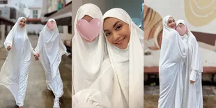 7 Potret Denada Bersama Aisyah, Berdoa Khusus Saat Umrah: Minta Diberi Kekuatan Besarkan Sang Anak