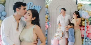 7 Potret Detail Penampilan Jessica Iskandar di Momen Gender Reveal, Pede Pamer Bare Baby Bump - Simple Nggak Neko-Neko Malah Banjir Pujian Netizen