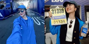 7 Potret Febby Rastanty Berhasil Selesaikan Lari Marathon Kelima, Wujudkan Mimpi di Hari Kartini