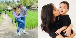 7 Potret Fuji Liburan ke Bali Bersama Baby Gala, Sempat Kenang Keseruan Saat Vanessa-Bibi Masih Ada - Asyik Bermain di Tepi Sawah