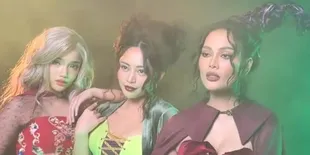 7 Potret Fuji, Rachel Vennya, dan Erika Carlina Totalitas Pakai Kostum halloween, Jadi Sanderson Sisters