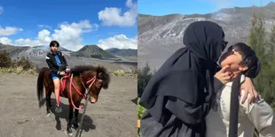 7 Potret Ganteng Ali Anak Mulan Jameela & Ahmad Dhani Saat Liburan ke Bromo, Malu-Malu Dicium sang Bunda