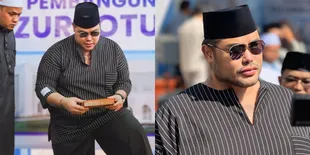 7 Potret Ivan Gunawan Peletakan Batu Pertama, Resmikan Masjid di Pesantrennya Jelang Berangkat Haji