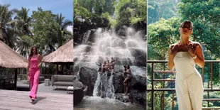 7 Potret Jennifer Bachdim Staycation Bersama Keluarga di Bali, Selalu Tampil Stylish - Pamer Ciuman Mesra dengan Suami di Bawah Air Terjun