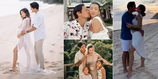 7 Potret Jennifer dan Irfan Bachdim yang Makin Mesra Saat Hamil, Maternity Shoot - Ciuman Romantis