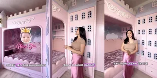 7 Potret Kamar Hagia Anak Jessica Iskandar, Tak Hanya Serba Pink - Bak Istana di Dalam Ruangan