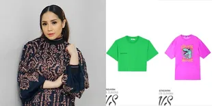 7 Potret Kaos Oblong Nagita Slavina yang Punya Harga Fantastis, Netizen Tercengang: Baju Compang Camping Gini Harganya 21Juta!