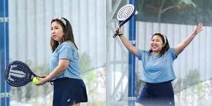 7 Potret Kiky Saputri Main Padel, Tampil Sporty Ngaku Lebih Pilih Fokus Ngelawak