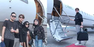 7 Potret Lesti dan Rizky Billar Naik Jet Pribadi ke Malang - Jawa Timur, Pamer Kemesraan dengan Cium Kening - Bikin Netizen Baper