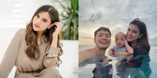 7 Potret Liburan Audi Marissa ke Bali Bersama Suami dan Anak, Asyik Berenang Bertiga - Ekspresi si Kecil Menggemaskan Saat Main di Pantai