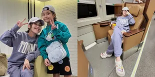 7 Potret Liburan Ayu Ting Ting di Momen Lebaran, Asyik Naik Kereta Mewah ke Jogjakarta - Nikmati Suasana Malioboro Bersama Keluarga