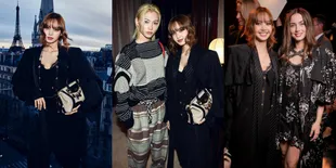 7 Potret Lisa BLACKPINK di Paris, Tampil Elegan dengan Gaya Monokrom - Foto Bareng Felix Stray Kids Hingga Ana de Armas